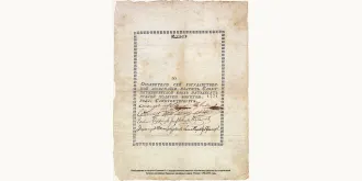 Ассигнация 50 рублей 1785