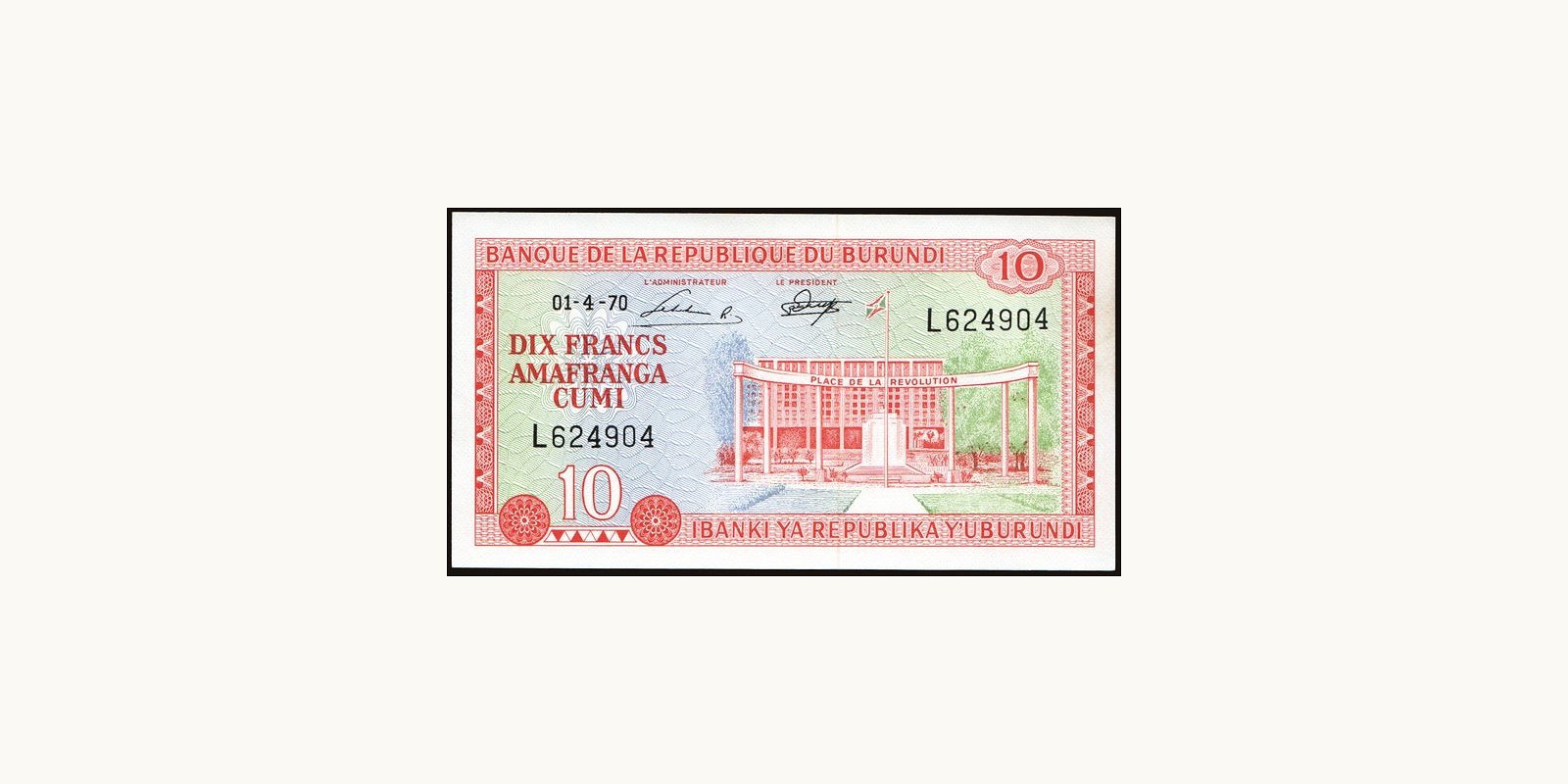 10 franc 1970