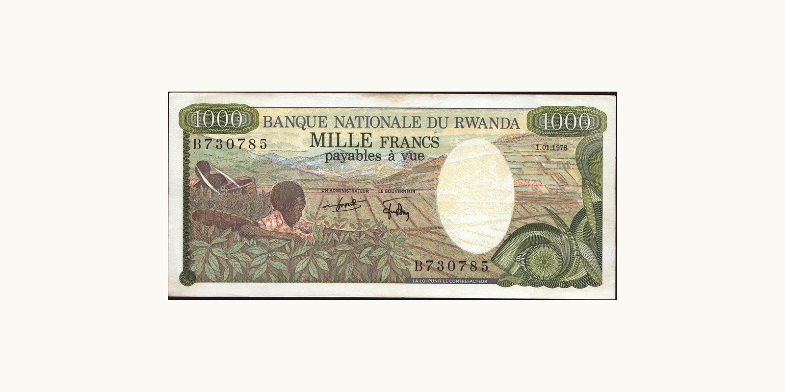 1000 franc 1978