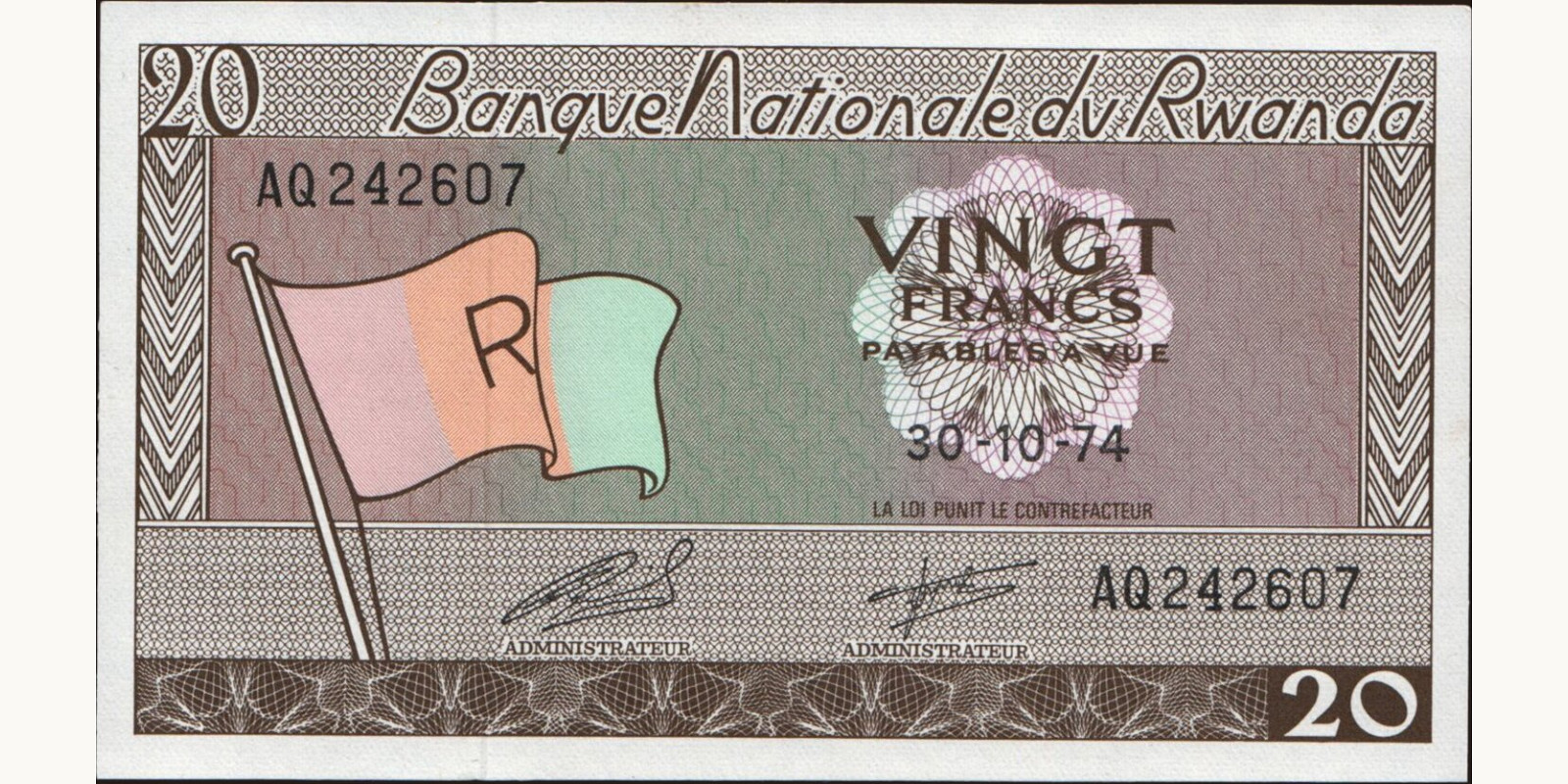 20 franc 1974