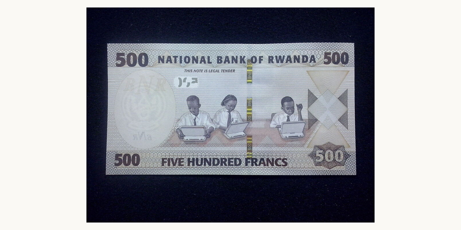 500 franc Руанда 2019 — Оборотная сторона