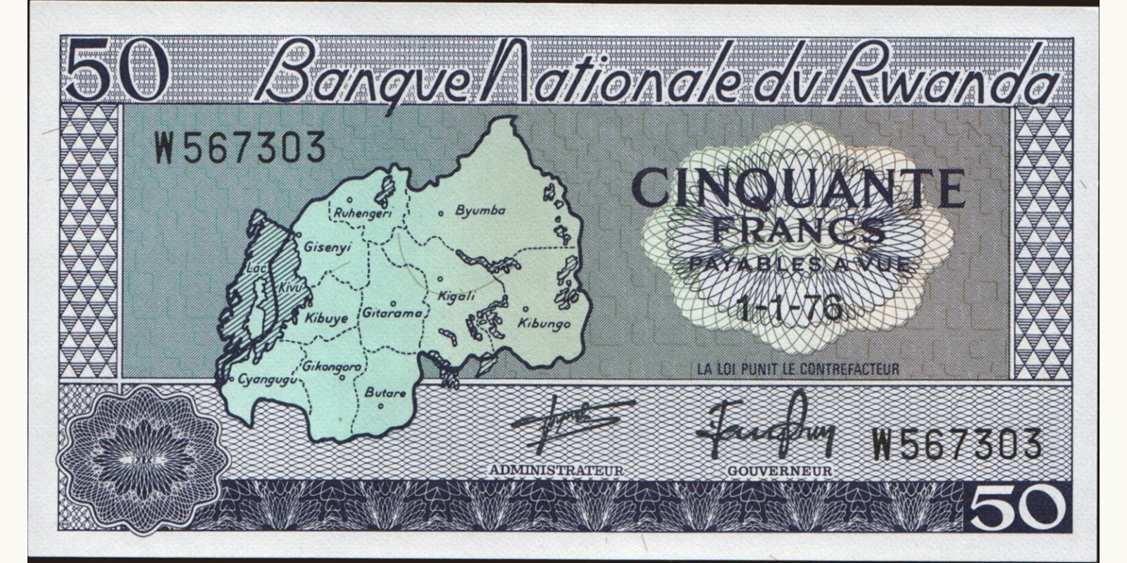 50 franc 1976