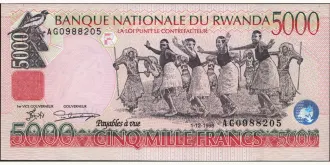 5000 franc 1998