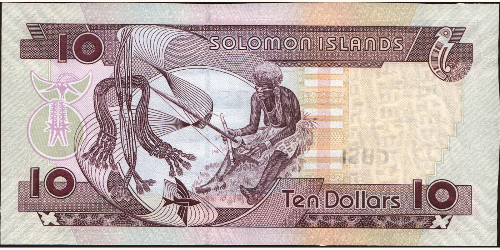 10 dollars Solomon Islands 2006 — Back side