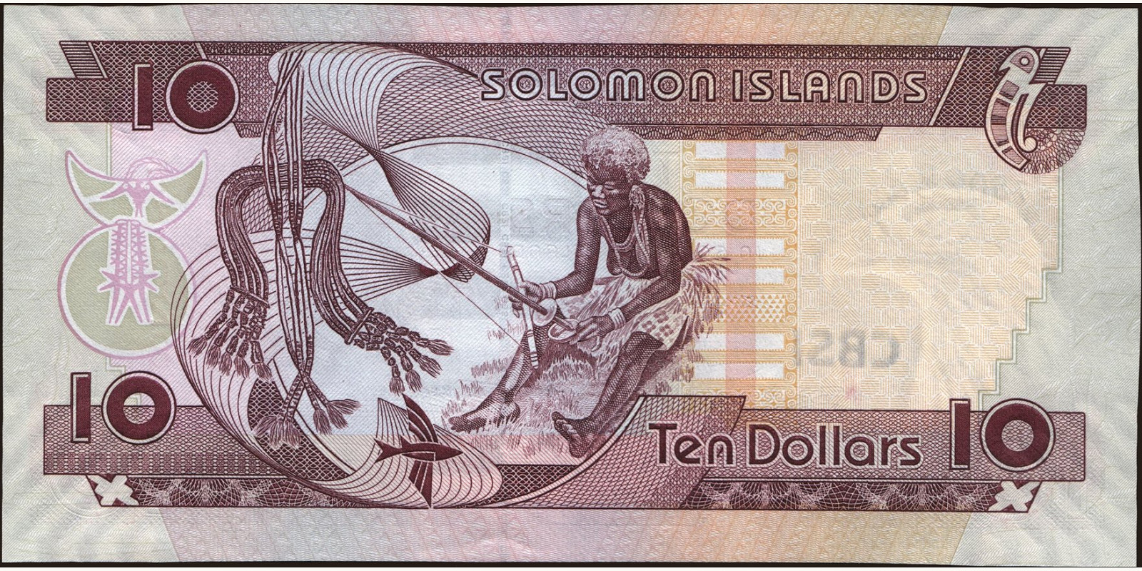 10 dollars Соломоновы о-ва 2011 — Оборотная сторона