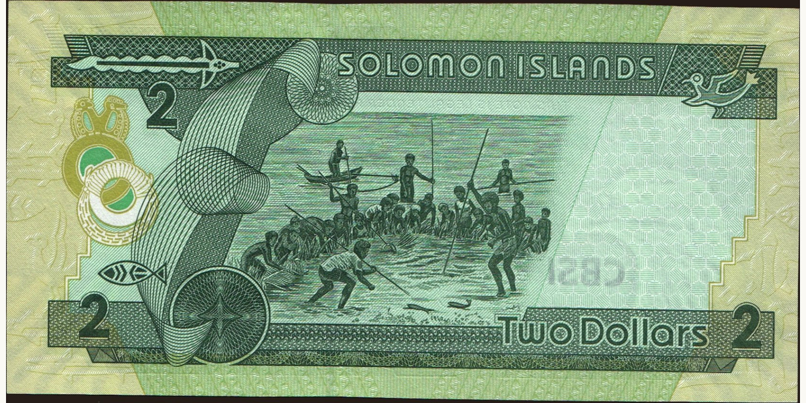 2 dollars Solomon Islands 2004 — Back side