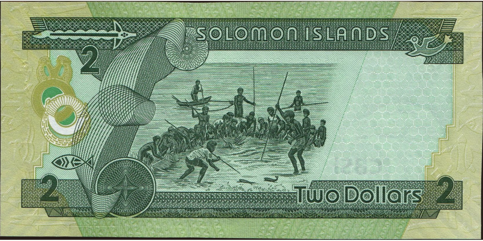 2 dollars Solomon Islands 2006 — Back side