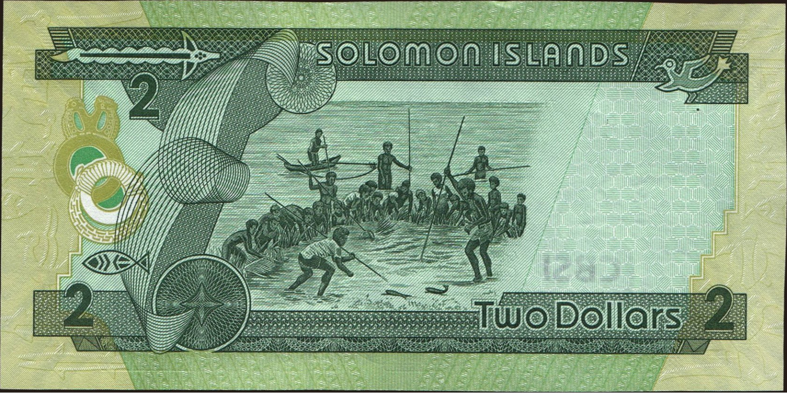 2 dollars Solomon Islands 2011 — Back side