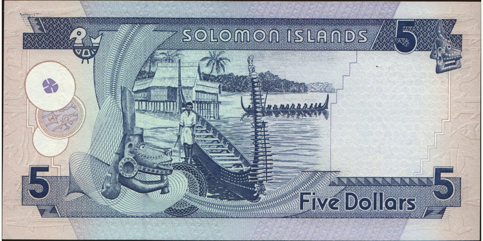 5 dollars Соломоновы о-ва 2004 — Оборотная сторона