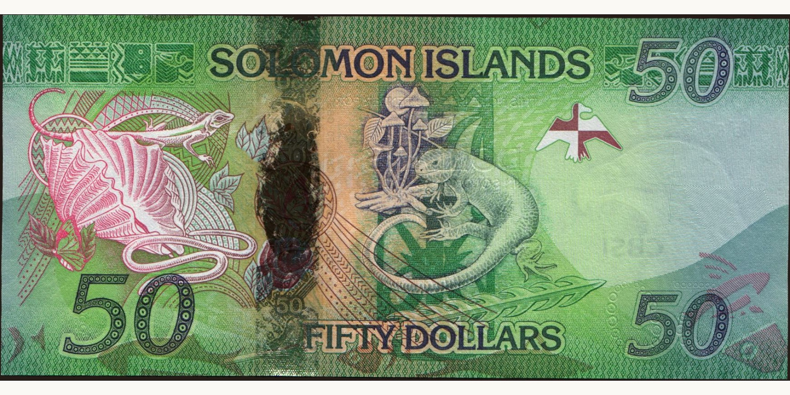 50 dollars Соломоновы о-ва 2017 — Оборотная сторона