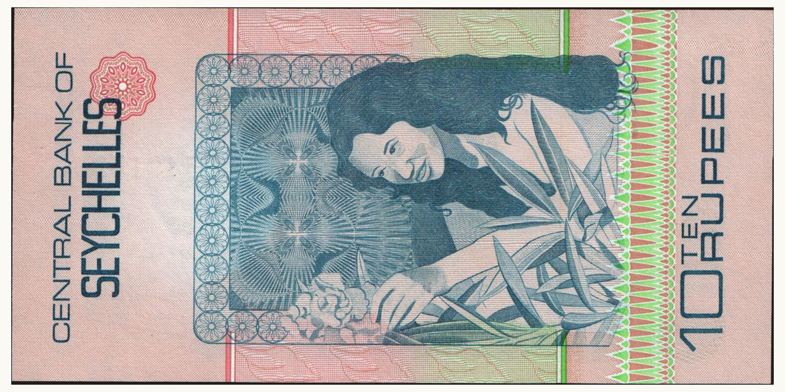10 rupees Seychelles 1983 — Back side
