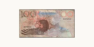 100 rupees 1980