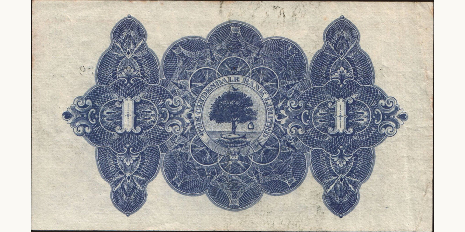 1 pounds Шотландия 1945 — Оборотная сторона