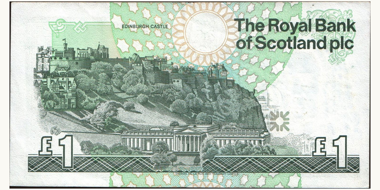 1 pounds Шотландия 2000 — Оборотная сторона