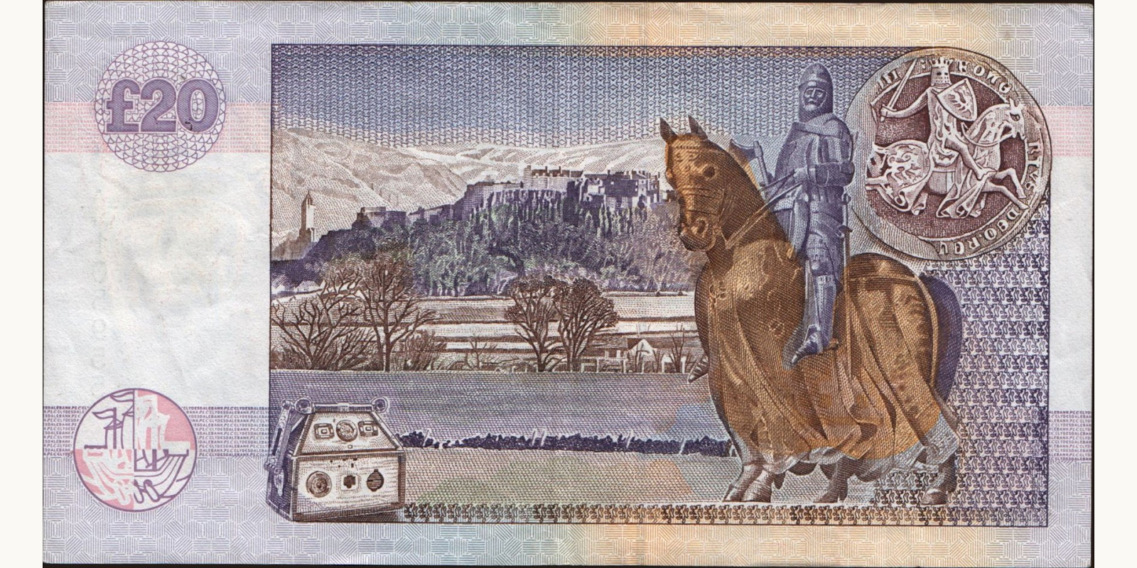 20 pounds Шотландия 2003 — Оборотная сторона