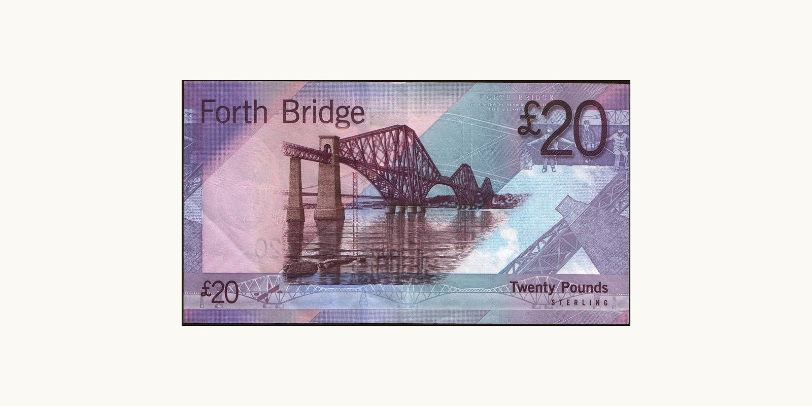 20 pounds Шотландия 2007 — Оборотная сторона