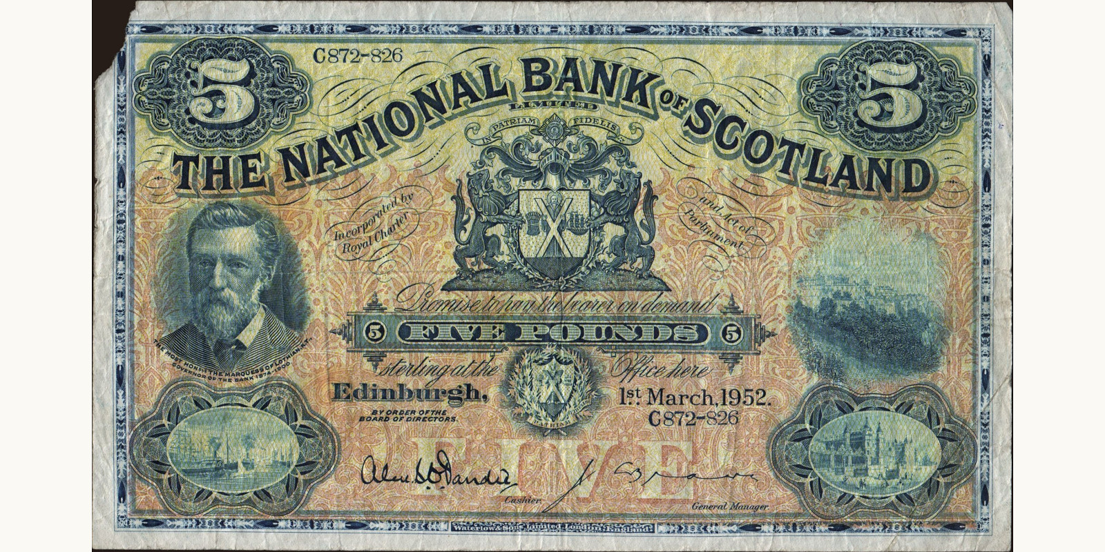 5 pounds 1952