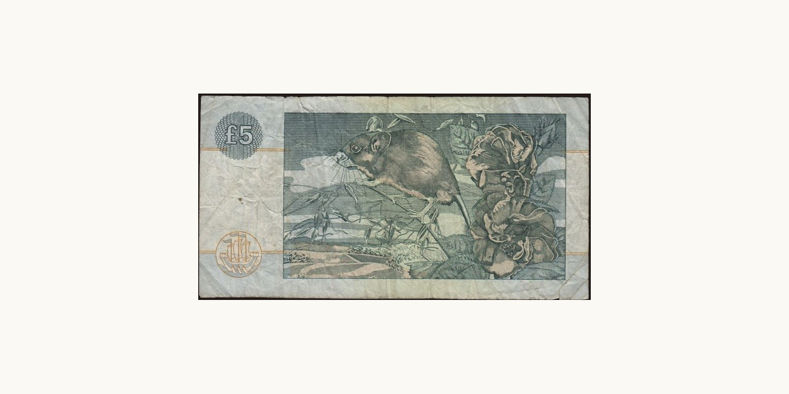 5 pounds Шотландия 1997 — Оборотная сторона