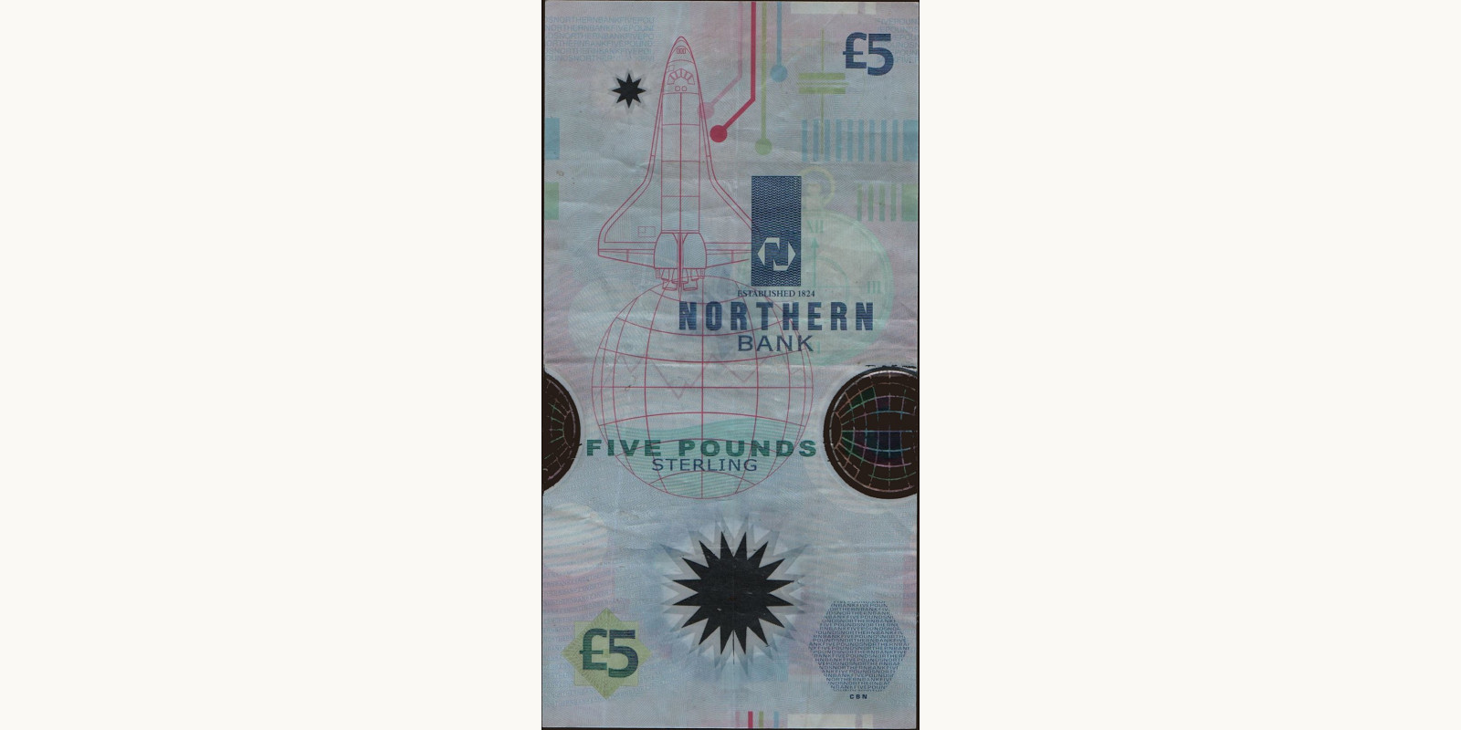 5 pounds Шотландия 1999 — Оборотная сторона