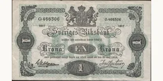 1 krona 1917