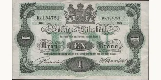 1 krona 1919