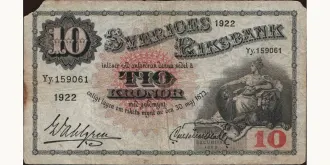 10 kronor 1922