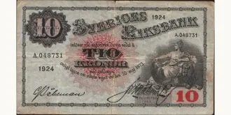 10 kronor 1924