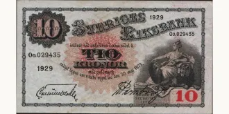 10 kronor 1929