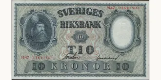 10 kronor 1947