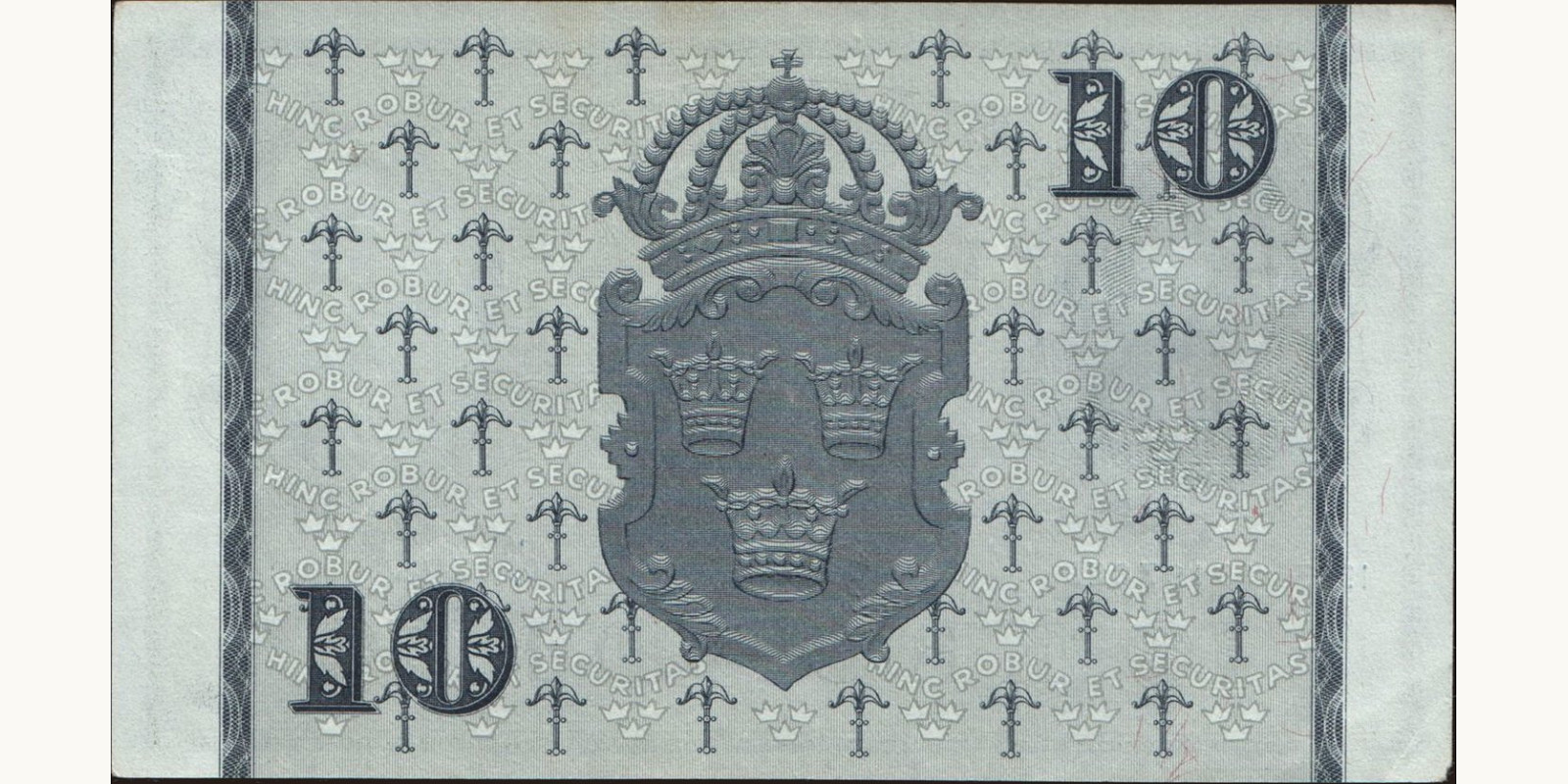 10 kronor Sweden 1953 — Back side
