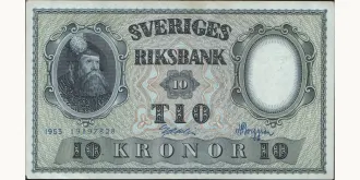 10 kronor 1953