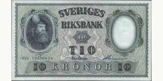 10 kronor 1956