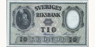 10 kronor 1958