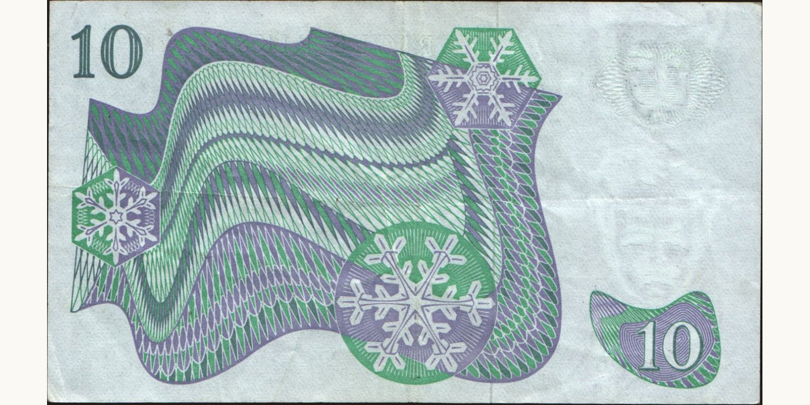 10 kronor Швеция 1963 — Оборотная сторона