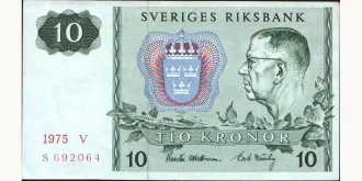 10 kronor 1975