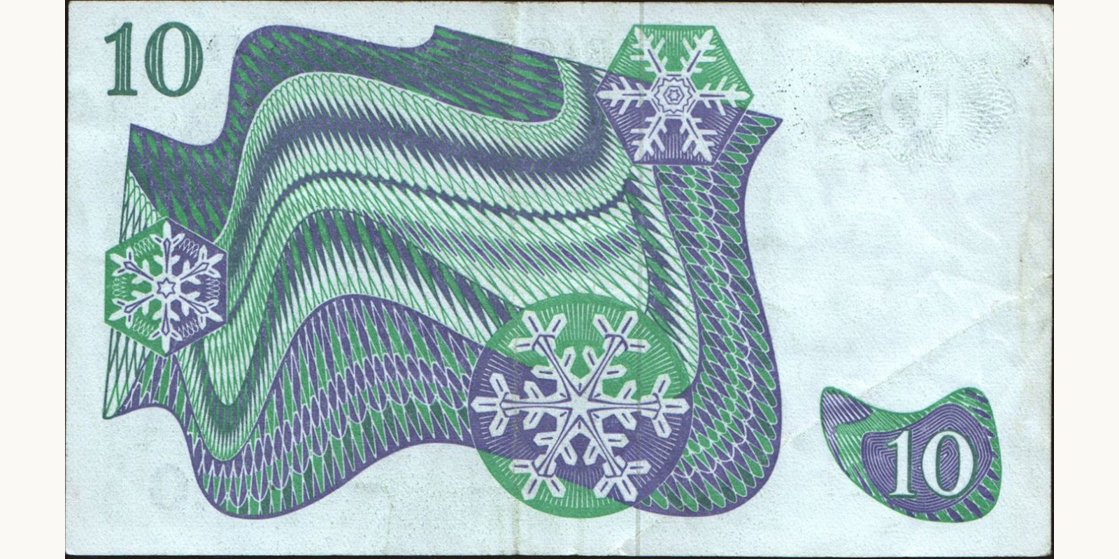 10 kronor Sweden 1976 — Back side