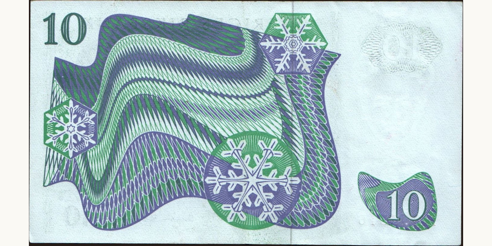 10 kronor Sweden 1977 — Back side