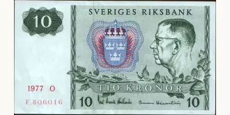 10 kronor 1977