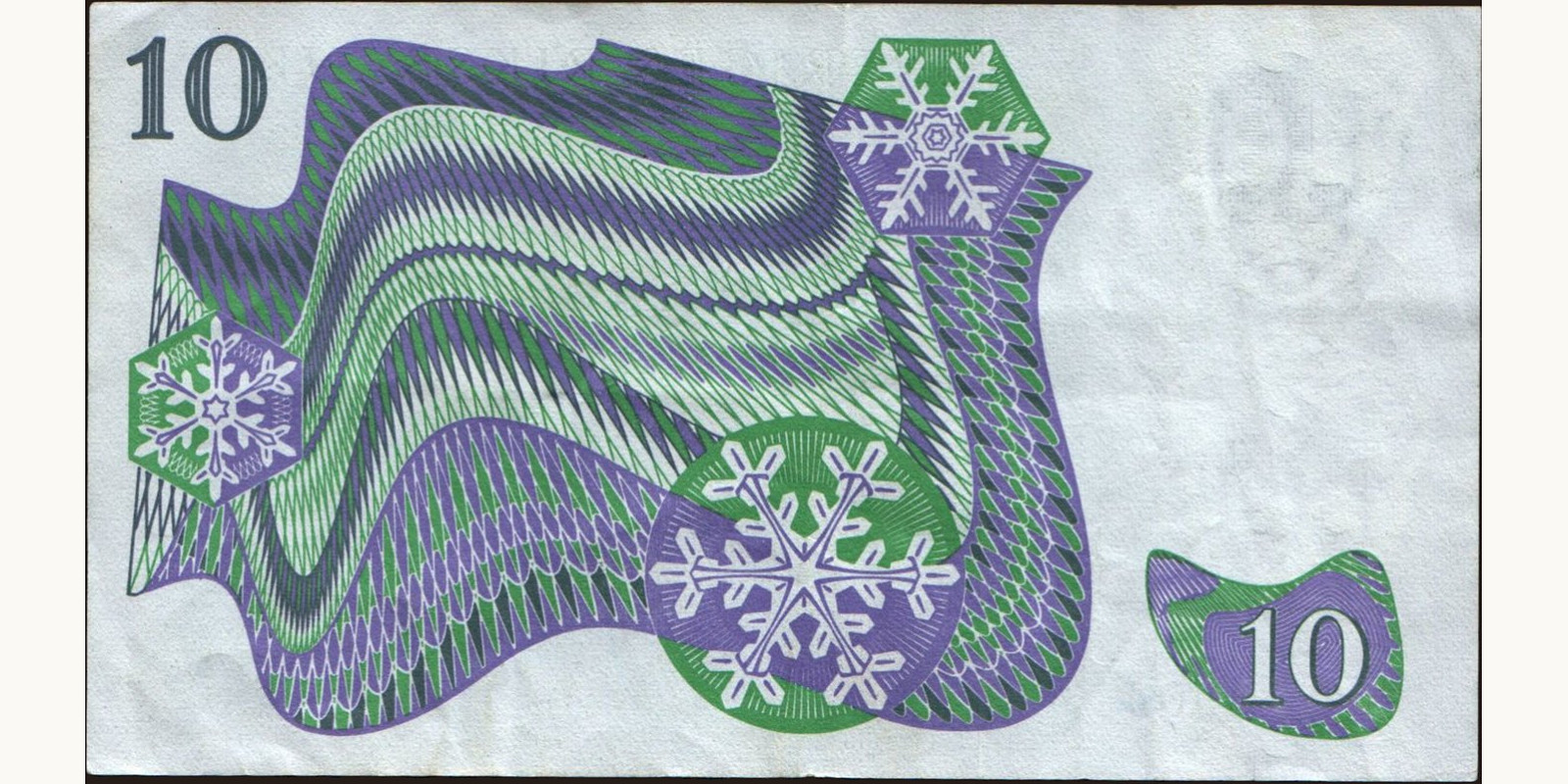 10 kronor Sweden 1987 — Back side