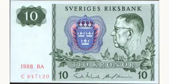 10 kronor 1988