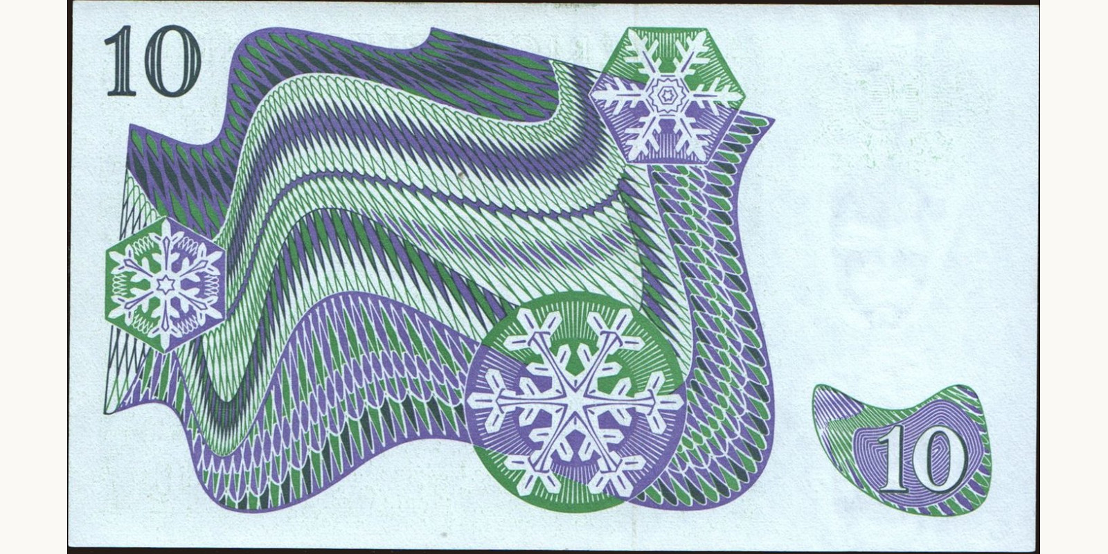 10 kronor Sweden 1990 — Back side