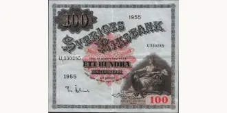 100 kronor 1955