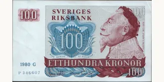 100 kronor 1980