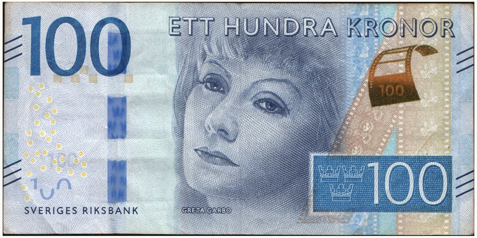 100 kronor Sweden 2015 — Front side
