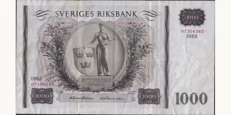 1000 kronor 1962