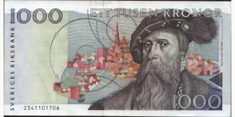 1000 kronor 1992