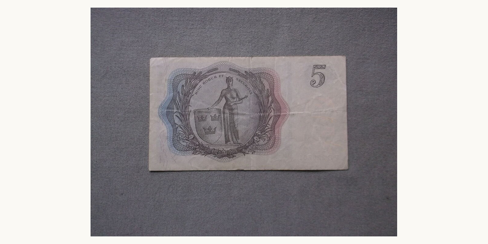 5 krona Sweden 1961 — Back side