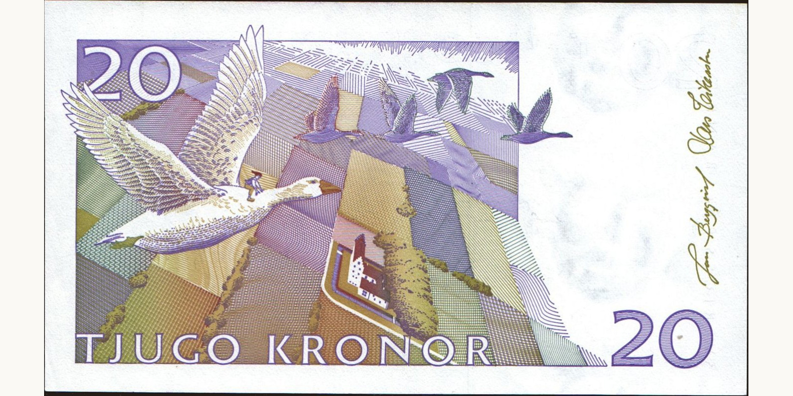 20 kronor Sweden 2003 — Back side