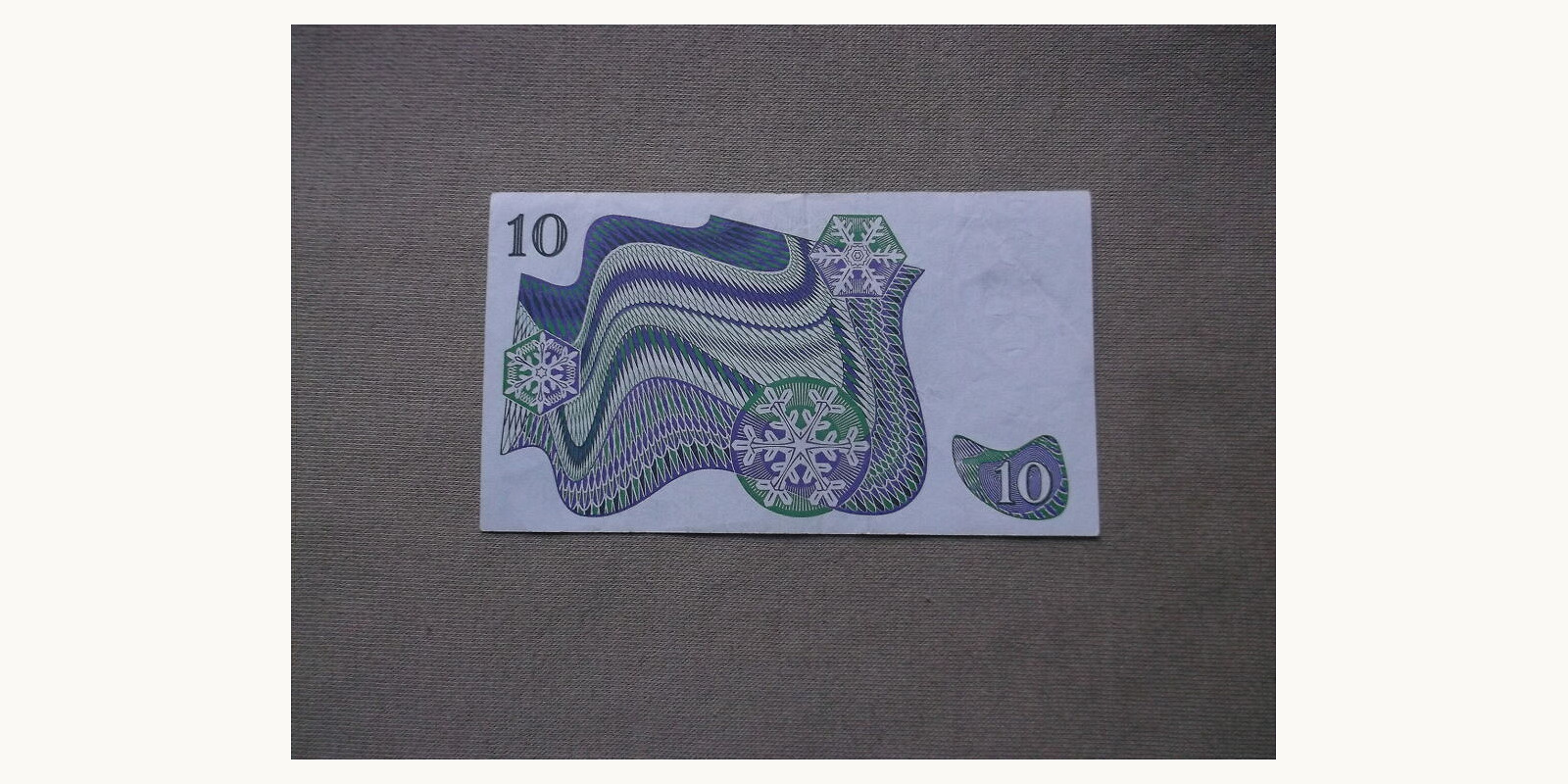 10 krona Sweden 1989 — Back side