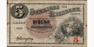 5 kronor 1925
